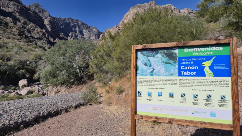 Informatiebord_Tabor_Canyon_Hoogtepunten_Baja_California